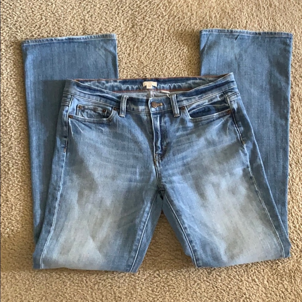 J CREW STRETCH BABY BOOT JEANS 29R